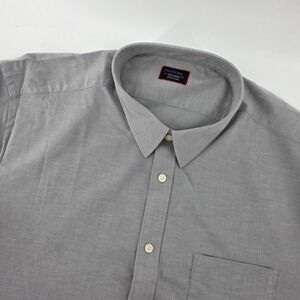 UNTUCKit Bual 3XL Gray Short Sleeve Button Up Casual Shirt Mens‎